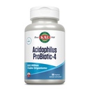 KAL Acidophilus ProBiotic-4, 500 εκατομμύρια CFUs, Τέσσερα προβιοτικά στελέχη, Προβιοτικά για γυναίκες και άνδρες, Παγωμένα Αποξηραμένα, L. acidophilus, L. bulgaricus, S. thermophilus, B. bifidum, 100 Servings, 100 VegCaps