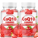 softbear CoQ10 Gummies 400mg Συμπληρώματα συνένζυμου Q10 για Ενήλικες, Υψηλής Απορρόφησης Coq10 Plus Omega-3, Μαγνήσιο, Βιταμίνη B3 & Ψευδάργυρος για Κυτταρική Ενέργεια & Αντιοξειδωτικό, Φράουλα Γεύση 120 Count