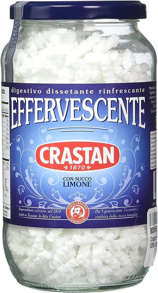 Κράσταν - Ιταλική Αναβράζοντα Antacid, (3)- 8,82 oz. Βάμβες
