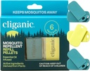 Clignic Mosquito Repellent Refill Pack (6 Pellets) για Clignic Wristbands - Φυσικό DEET-Free, Αιθέριο Έλαιο Εμπλουτισμένο
