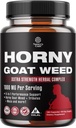Horny Goat Weed for Men - Extra Strength Male Supplement with Black Maca Root, Tongkat Ali, Saw Palmetto & Panax Ginseng Extract for Stamina & Energy - 180 Κάψουλες