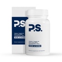 PS Natural Testosterone Booster for Men - Premium D3 και συμπληρώματα ψευδαργύρου για άνδρες με Tribulus, Horny κατσικίσιο ζιζάνιο, και Tongkat Ali - Test Booster και Ενεργειακά συμπληρώματα (60 κάψουλες)