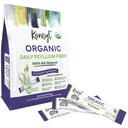 Konsyl Organic Daily Psyllium Fiber Stick Powder - On-The-Go Fiber Supplement - Εύχρηστη, Όλα-Φυσικές διαλυτές ίνες, Χωρίς γλουτένη & Χωρίς ζάχαρη, Vegan & Keto - 30 συσκευασίες