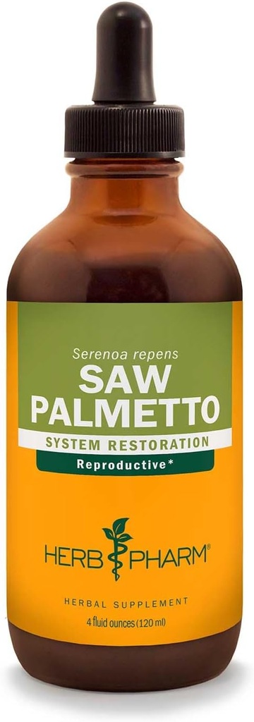 Herb Pharm Saw Palmetto Berry υγρό εκχύλισμα για την υποστήριξη Prostate - 4 ουγγιά