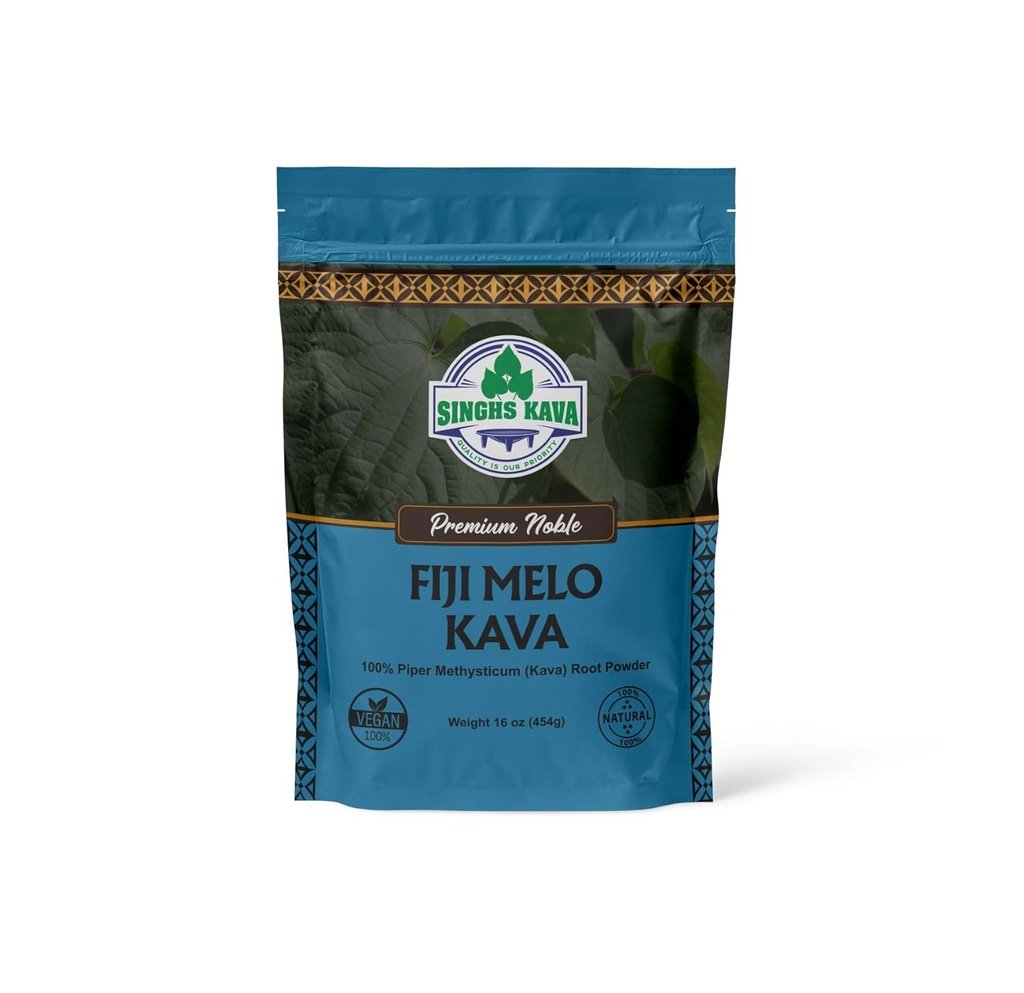 SINGHS Premium Quality Noble Fijian Kava Root Powder (WAKA) (16 Ουγγιά (πακέτο του 1))