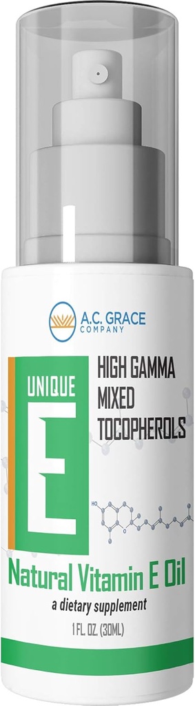 UNIQUE E A.C. Grace Company, Μικτές Τοκοφερόλες Συμπυκνωμένο Υγρό, 1 fl oz (30 ml)