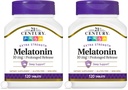 21st Century Melatonin 10 Mg Prolonged Release, 120 Count (Pack of 2)