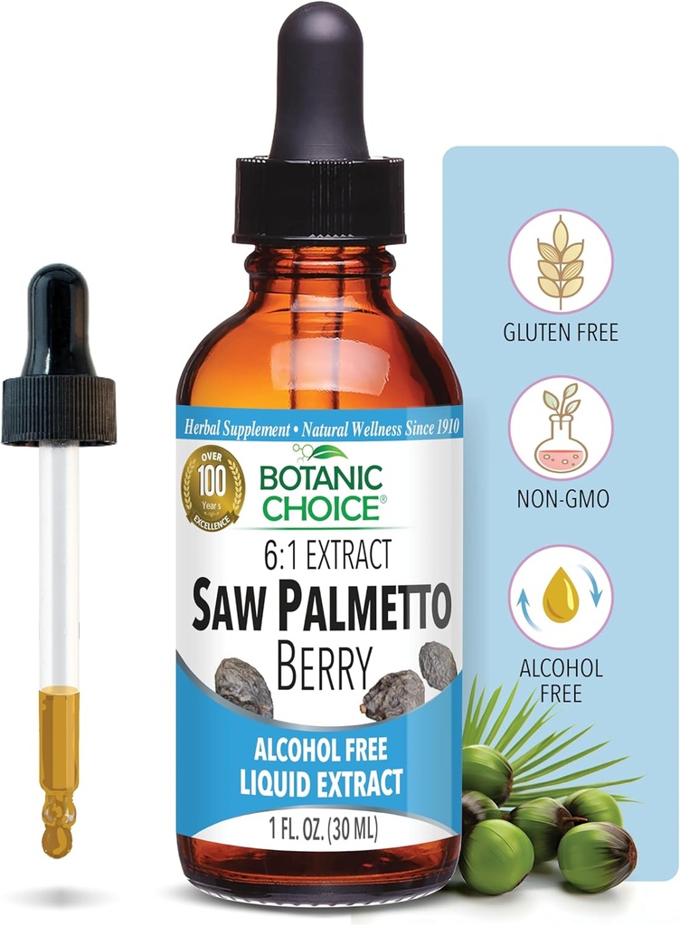 Botanic Choice Saw Palmetto Berry υγρό εκχύλισμα, 1 ρευστή ουγγιά