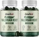 Valerian Root Gummy, Organic Valerian Root for Sleep & Stress Relief, Enhanced with Chamomile Flower for Adults, Kids-Friendly, Apple Flavor, 120 Counts