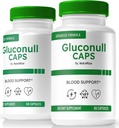 (2 Pack) Gluconull Caps, επίσημη Gluco NullCaps Formula, αγνή υποστήριξη για σταθερά επίπεδα και την ενέργεια καυσίμου για τη συνολική υγεία, όλα τα φυσικά συστατικά, Gluco Null Glyco Optimizer (120 κάψουλες)