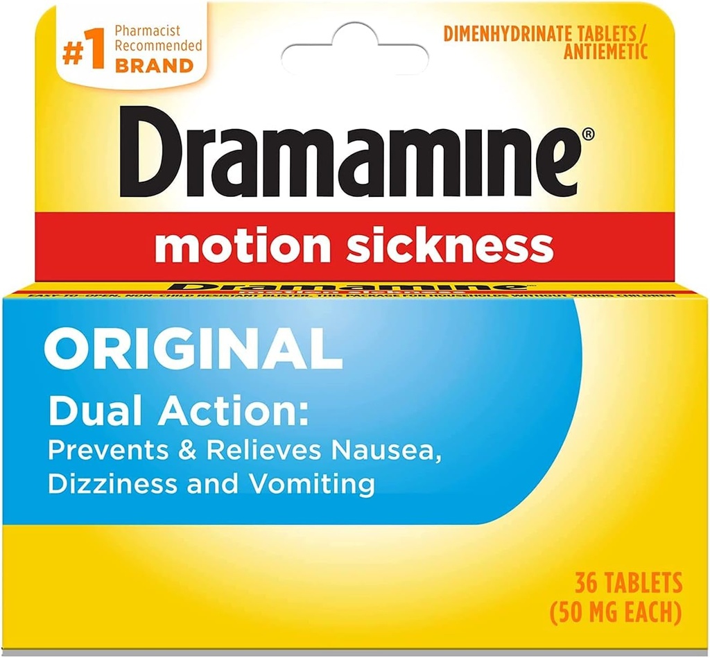 Dramamine 50mg Tabletισκία- 36 ct από Dramamine