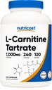 Nutricost L-Carnitine Tartrate 1,000mg, 240 Capsules - 500mg Per Capsule, 120 Servings