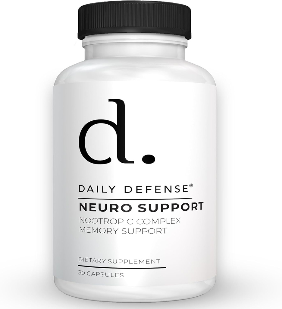 Συμπλήρωμα υποστήριξης εγκεφάλου Nootropics - 30 κάψουλες - Focus & Memory Supplement for Brain with Bacopa Monnieri, Huperzia Serrata, St. John's Wort & Ginkgo Biloba - Νευρολογική Υποστήριξη