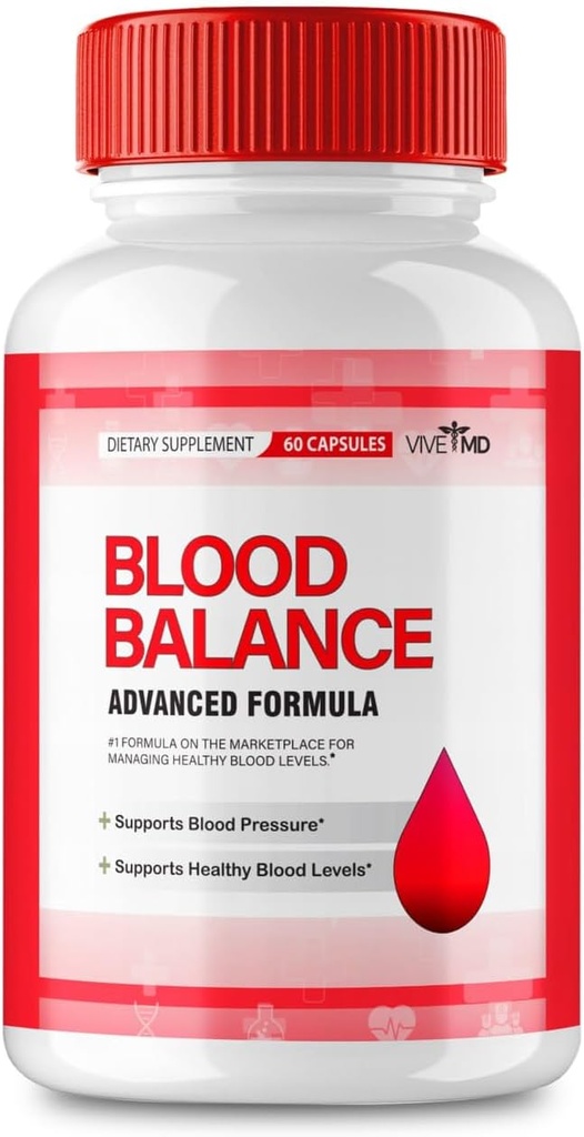 VIVE MD Blood Balance Supplement - Επίσημη Formula - Blood Balance Supplement, Extra Strength with Vitamin C, Turmeric Root Powder, Zinc Reviews (60 Κάψουλες)