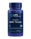 Life Extension Advanced Milk Thistle, silymarin, silybin, phospholipids, Promotes Healthy Liver Function, Gluten-Free, Non-GMO, 60 softgels