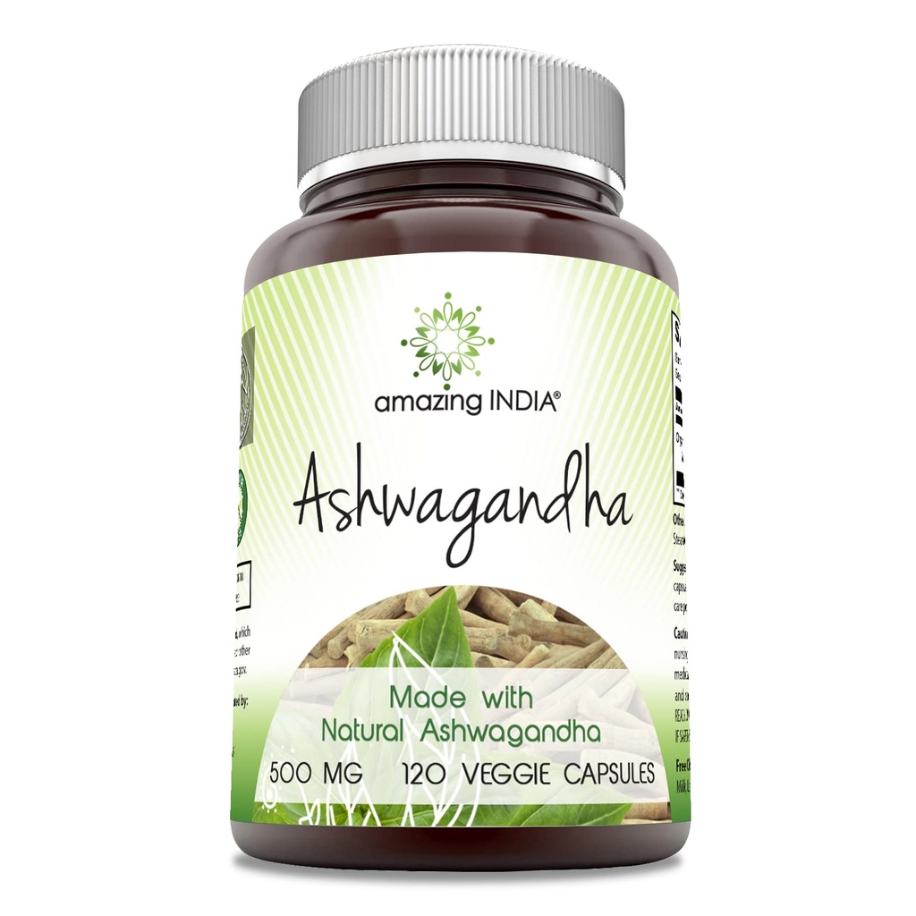 Amazing India Ashwagandha συμπλήρωμα 
