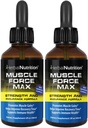 Muscle Force Strength and Endurance Spray Formula, 2 Bottle Pack, 175mg Proprietary Growth Formula, 2oz Per Bottle