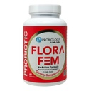 Belle+Bella Probiology Flora Fem - Ημερήσια Προβιοτικά για γυναίκες - 4X Δράση Προβιοτικά + Προβιοτικά + Βατόμουρο + Φολικό Οξύ για Πεπτικό, Ουροφαγική, Αναπαραγωγική & Κολπική Υγεία - 60 Caps