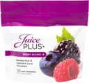Juice Plus+ Berry Blend Soft Chews (Chewables) - Καθημερινή Διατροφή από 12 φυτά με ολόκληρα φρούτα, λαχανικά, & μούρα - Βατόμουρο, βατόμουρο, βατόμουρο, και πολλά άλλα! για ενήλικες και παιδιά - (1-mo, 30 μάσα)