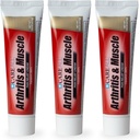 CareAll Capsaicin Arthritis, Μύες, και Joint Cream 1.5 oz. (3 Pack), Ανακούφιση των μικροαγχών και πόνους από την πλάτη, διάστρεμμα, Strains, Αρθρίτιδα. Χωρίς άρωμα