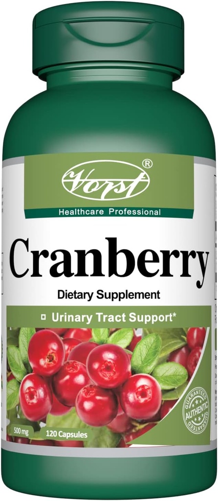 Cranberry 500mg με αναλογία εκχύλισμα 12:1 (6000 Raw Extract Ισοδύναμο) 120 κάψουλες 