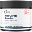Designs for Health MagCitrate Powder - 300mg Magnesium Citrate to Support Calm, Occasional Constipation + Regularity - Non-GMO, Gluten Free Delicious Drink Mix Add-in, Lemon Flavor (60 Servings/240g)