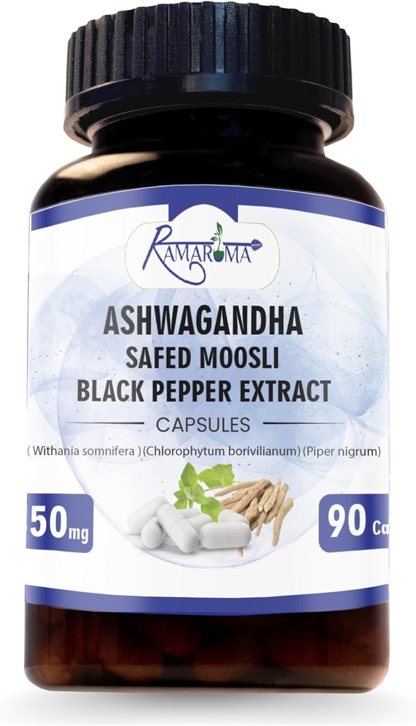 Ashwagandha Κάψουλες 2.100 mg - 90 κάψουλες Ashwagandha Powder and Root Extract.