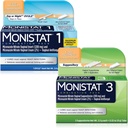Monistat 2 Pack (3 ημέρες Υπόθετο και 1 ημέρα Ovule Συνδυασμός Pack)