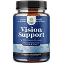 Complete Eye Health Supplement for Adults - Lutein 20mg Per Serving Eye Vitamins for Vision Dry Eyes Pressure and Blue Light Protection - Supplement Adults with Beta Carotene Eyes - 60 Count