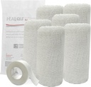 Kerlix Gauze Rolls Bandage - 4 1/2 σε x 4.1 Yds, 6 Ply - 6 Single Sterile Pocuhes- Extra Απορροφητικότητα - Latex Free, Hospital Grade Cotton Fluff Bandage Wrap Krinkle Style - για φροντίδα τραύματος & First Aid