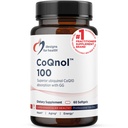Σχέδια για την Υγεία CoQnol 100mg - CoQ10 Ubiquinol με Superior Βιοδιαθεσιμότητα + Αποκλειστική Τεχνολογία Απορρόφησης - Double CoenzymeQ10 Boost with GG - Heart, Healthy Aging + Cell Support (60 Softgels)