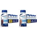 Ensure Original Dark Chocolate & Coffee Latte Nutrition Shake Bundle | Meal Replacement | 24 Packs Each
