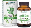 Himalaya Hello Alert Mind with L-Theanine, Ashwagandha, Bakopa, Βιταμίνη B6 & B12, for Energy, Focus & Προσοχή, Vegan, Χωρίς γλουτένη, 60 κάψουλες