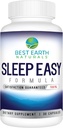 Best Earth Naturals Ύπνος εύκολο συμπλήρωμα με L-Θεανίνη, GABA, 5-HTP και περισσότερα 30 Count