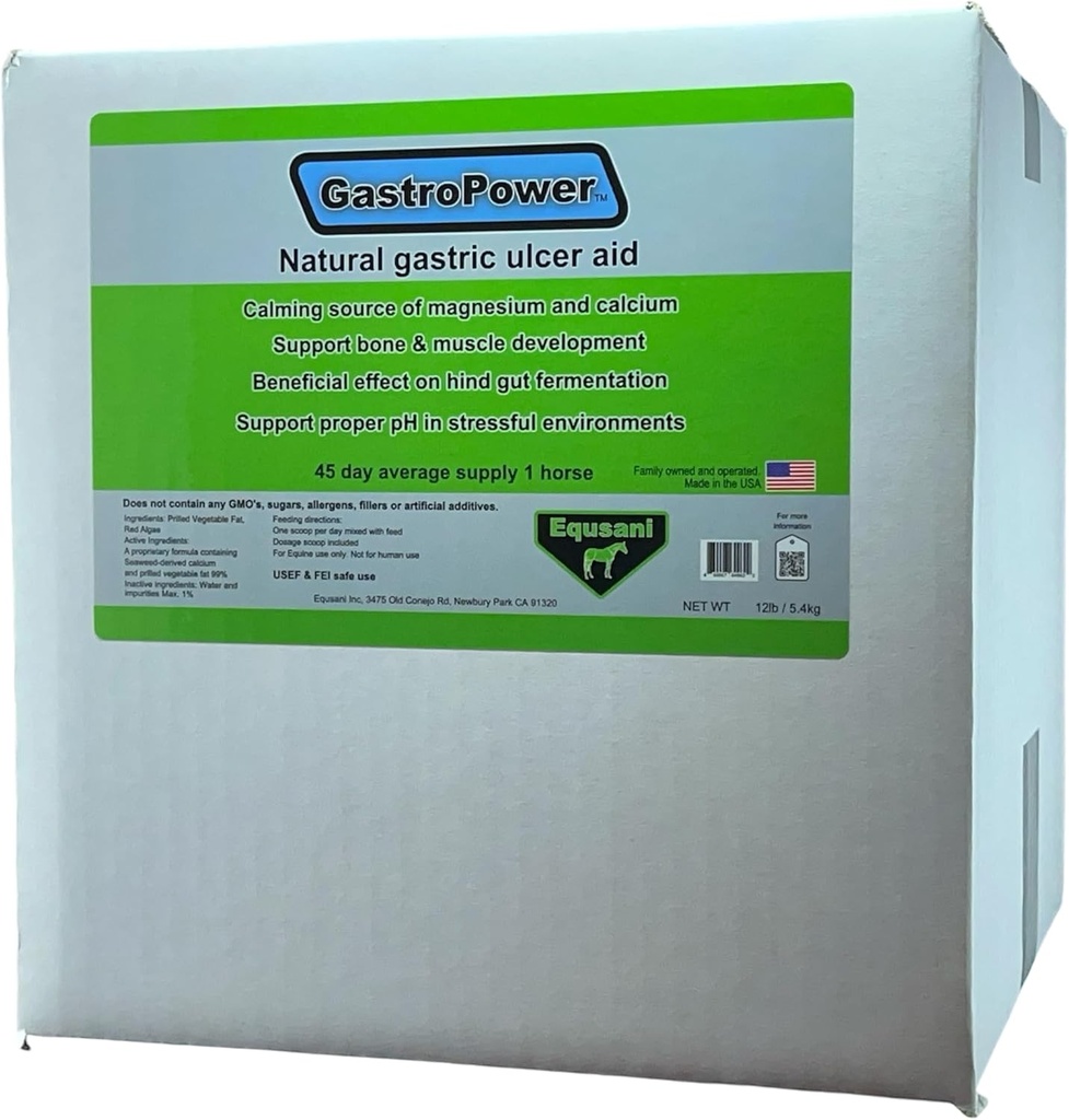 Equsani GastroPower Digestible Free Faty Acid Feed συμπυκνωμένο για άλογα