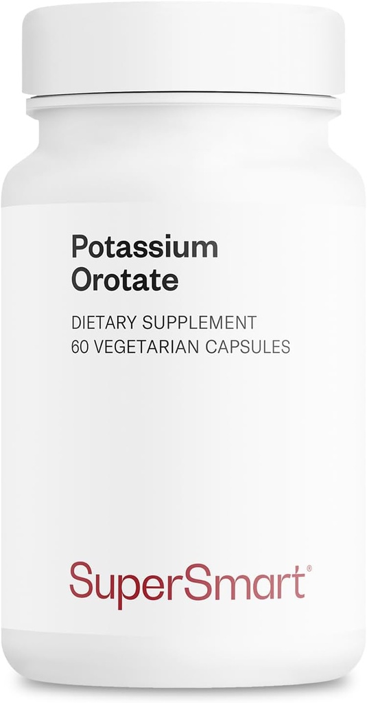 SuperSmart Συμπληρώματα Οροτικού καλίου 450mg ανά ημέρα (Ενισχυμένη Απορρόφηση) - Κάλιο με Οζοντικό Οξύ 