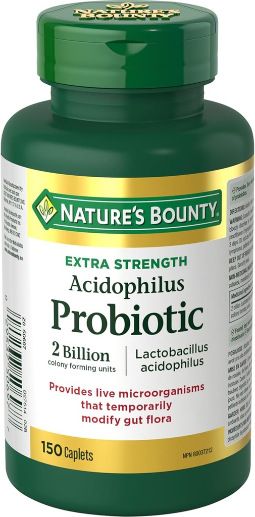 Boundty Acidophilus της φύσης Probiotic 2 Δισεκατομμύρια, 150 καπελάκια