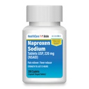 HealthCareAisle Naproxen Sodium, 220 mg - 200 caplets - Πόνος Αναπνευστήρα και Πυρετός Reducer, Έως 12 ώρες ανακούφισης