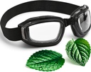3D Dry Eye Relief Glasses with Moisture Pads and Comfortable Soft Cushion – Hydrating Silicone Dry Eye Masks with Hydrating Chamber Design, Universal Fit for Day and Night Use (Transparent)