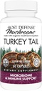 Host Defense Turkey Κάψουλες ουράς - Digestive Health & Immune Response Support Supplement - Συμπλήρωμα μανιταριών για την υποστήριξη μικροβιώματος γαστρεντερικού & ουρτιού - 60 κάψουλες (30 υπηρεσίες)*