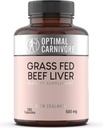 Βέλτιστη Carnivore Grass Fed Beef κάψουλες συκώτι, κατάψυξη Αποξηραμένα σε βολικά χάπια, 180 κάψουλες, Αποξηραμένο συμπλήρωμα