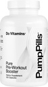 PumpPills Nitric Oxide Supplements for Men & Women - L Citrulline L Arginine Supplement - Stimulant Free Pre Workout Pills - Nitric Oxide Booster - Vegan, Paleo, Keto (120 Capsules)