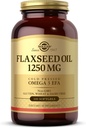 Solgar Flaxseed Oil 1250 mg, 100 Softgels - Organic, Cold-Pressed Omega 3 Essential Fatty Acids - Supports Heart, Immune & Skin Health - Non-GMO, Gluten Free, Dairy Free - 50 Servings