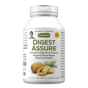 ANDREW LESSMAN Digest Assure 180 Capsules - Comprehensive Blend of Powerful Natural Enzymes to Support and Enhance Digestive Health, Vegetarian-Sourced Enzymes, Small Easy to Swallow Capsules