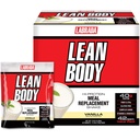 Labrada Lean Body MRP All-In-One Vanilla Meal Replacement Shake, 40g Protein, Whey Blend, 8g Healthy Fats & Fiber της EFA, 22 Βιταμίνες και Ορυκτά, Χωρίς τεχνητό χρώμα, Χωρίς Γλουτένη, (42 Packets)