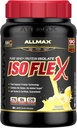 ALLMAX Διατροφή ISOFLEX Whey Protein Isolate, Banana - 2 lb - 27 γραμμάρια πρωτεΐνης ανά Scoop - Zero Fat & Sugar - 99% Χωρίς λακτόζη - Χωρίς γλουτένη & χωρίς σόγια - Κατά προσέγγιση 30 Σερβιέτες
