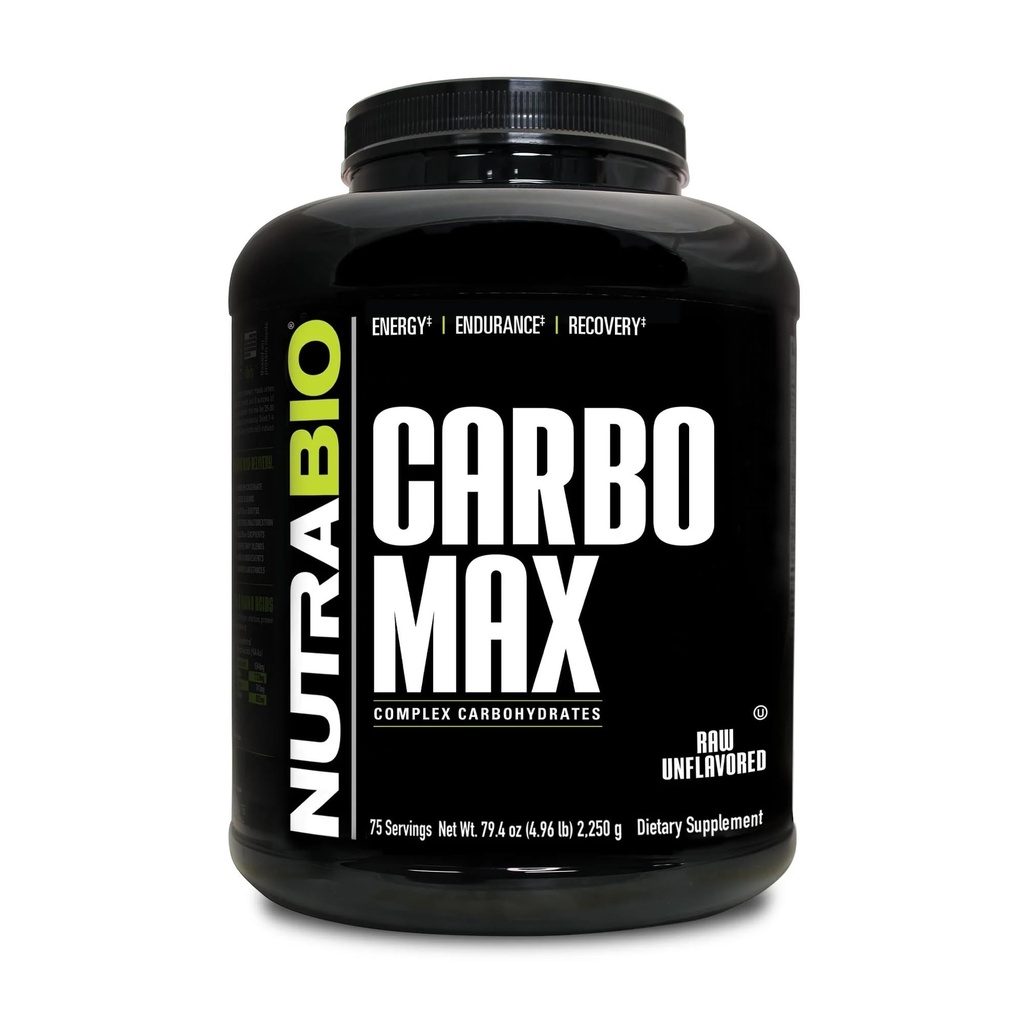 NutraBio CarboMax Maltodextrin σκόνη - Carbohydrate σκόνη για Παρατεταμένη Ενέργεια - Θερμίδα Πλούσιο για τους μυς και την αύξηση βάρους - Χωρίς γεύση - 5 Λίρες, 75 εξυπηρετούν