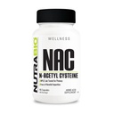 NutraBio N-Ακετυλοκυστεΐνη συμπλήρωμα (NAC) - 90 κάψουλες, 600mg κάθε ένα - ισχυρό αντιοξειδωτικό - ανοσοποιητική υποστήριξη - Boost Glutathione