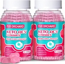Keto ACV Gummies for Weight Loss - Delicious 1500MG Μηλίτης Ξύδι με τη μητέρα, τα προβιοτικά, τις βιταμίνες B6 & B12, Vegan & Non-GMO - Υποστηρίζει Μεταβολισμός & Fat Burn για τις γυναίκες, 120 Vegan