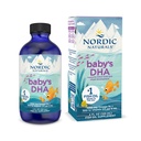 Σκανδιναβικά φυσικά DHA Baby’s, Unflavored - 4 oz - 1050 mg Omega-3 + 300 IU Βιταμίνη D3 - Υποστηρίζει τον εγκέφαλο, την όραση και την ανάπτυξη του νευρικού συστήματος σε μωρά - μη-GMO - εξυπηρετεί τον Μάιο Vary